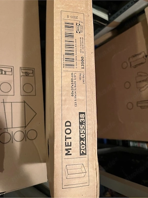Ikea metod 60 37 100 Küchenschrank weiß