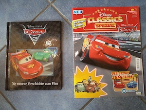 Disney Pixar Cars 2 - Die rasante Geschichte zum Film, Kinderbuch UND CARS Classic Spezial Comic, 1a