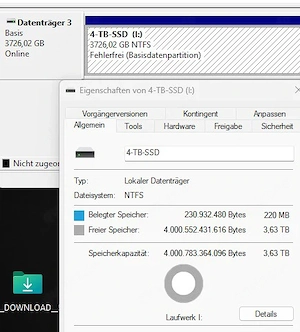 4 TB SSD Festplatte EVO 880  Bild 5