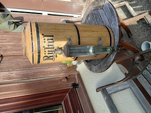 Rüböl Behälter um 1900 (Rapsöl)