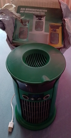 3 in 1 Haushaltsventilator Klimaanlage Tragbar 6 Gang Luftkühler LED Nachtlicht