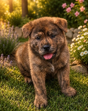 Chow-chow mix  mädchen 