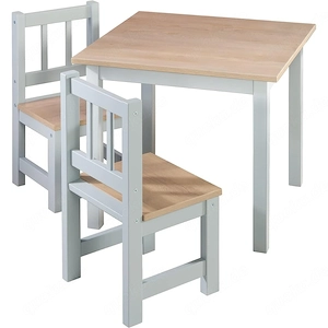 roba 3 teilige Kindersitzgruppe Woody taupe lackiert