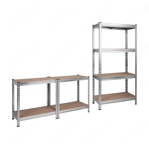 PARKSIDE PERFORMANCE Schwerlastregal verzinkter Stahl B 200 x H 100 x T 50 cm