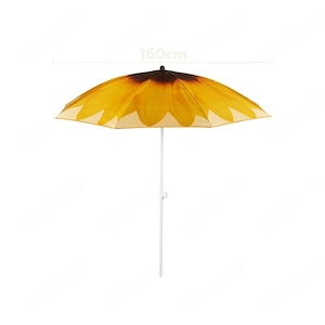 LIVARNO  Sonnenschirm,   160 x H 160-200 cm (Sonnenblume)