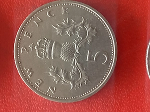 Münze Münzen Umlaufmünze Großbritannien 5 Pence 1978