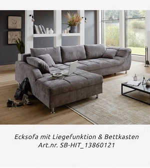Ecksofa mit Schlaffunktion