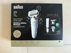 Neu & OVP - Braun Silk-épil 9 Flex SkinSpa   Epilierer mit Zubehör