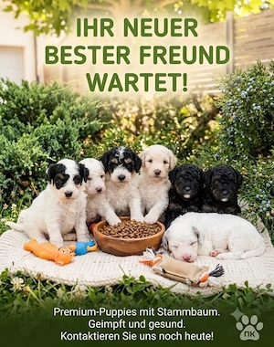 Zwergpudel Welpen in seltenen Farben
