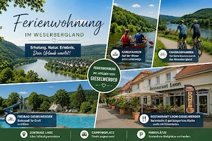 gemütliche Ferienwohnung im Herzen von Gieselwerder 