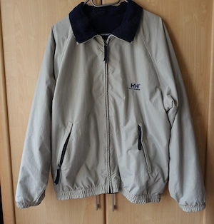Damen - oder Herren - Vintage, Blouson, Jacke, Wendejacke, Unisex, Gr. M, khaki, Helly Hansen