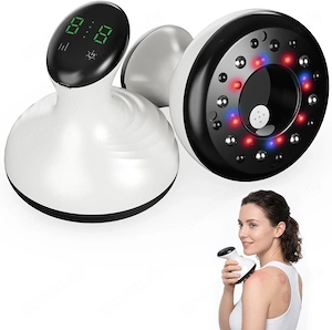 Elektrisches Vakuum Guasha-Gerät Rotlicht Blaulicht Massagegerät