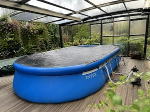 Pool  6 m Komplettset mit Sandfilteranlage