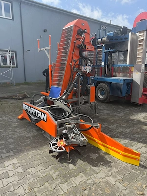 Erntemaschine Industrieäpfel Äpfel Industrieapfel