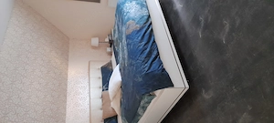 Bett 180x200 mit Matratzen und Rösten.