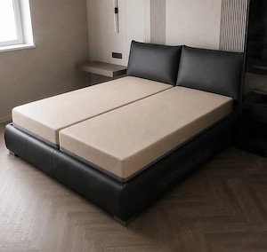 Boxspringbett 200 x 220 mit 2 orthopädischen Matratzen