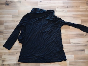 Langarmstillshirt schwarz 36 S Imahot Collection 