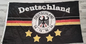 Deutschland Flagge mit Adler 90x150cm WM 2026 World Cup 