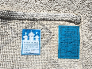 Berberteppich 2 x 2m Marokko Schurwolle Hochflor Teppich