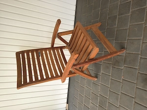 TEAK - Hochlehner   Chair - Gartenstuhl
