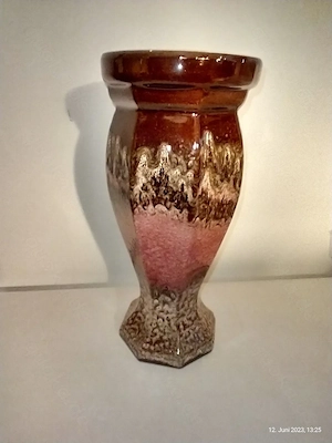 BAY 449 45 Keramik W.Germany - 50 cm Blumensäule Blumenvase Vase
