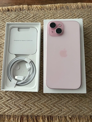 Apple iPhone 15 pink 256GB wie neue mit Originalverpackung 