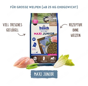 trockenfutter bosch maxi junior