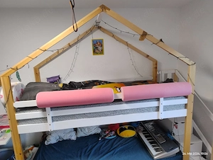 Hochbett Ausziehbares Etagenbett - Baumhausbett