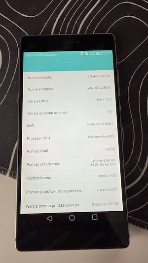 Huawei P8 (GRA-L09)   3 GB RAM   16 GB   Sehr gepflegt   Voll funktionsfähig