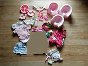 Baby Born Kleidung Zubehör Bikini Body Teller Flasche Töpfchen
