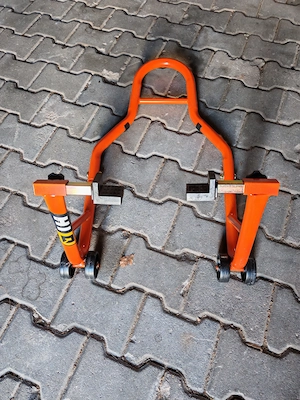 HI Q Motorradheber hinten, einstellbar, leichtes Aufbocken wenn kein Hauptständer vorhanden