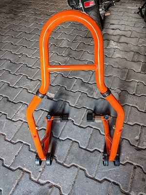 HI Q Motorradheber hinten, einstellbar, leichtes Aufbocken wenn kein Hauptständer vorhanden