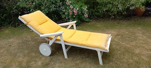 Gartenliege von Kettler mit Polsterauflage