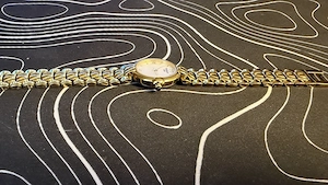 Elegante Tissot Damenarmbanduhr   Vergoldet   Swiss Made
