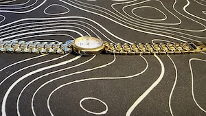 Elegante Tissot Damenarmbanduhr   Vergoldet   Swiss Made Bild 3
