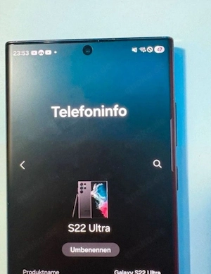 Samsung Galaxy S22 Ultra 256 GB   Top Zustand