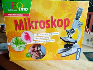Mikroskop plus gesamtes Zubehör neu von GEOlino