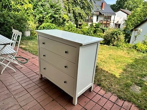 IKEA-Kommode Hemnes, weiß, 3 Schubladen Bild 2