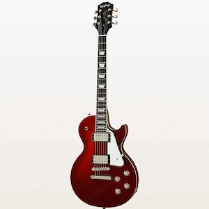 E-Gitarre: Epiphone Les Paul Modern, Sparkling Burgundy (RAR) + Case