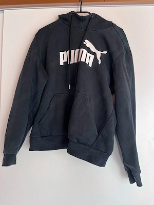 PUMA Hoodie Kapuzenpullover Schwarz mit Logo | Gr. 48 50