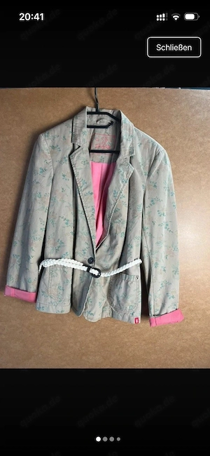 Blazer Damen Edc by Esprit Blazer Gr. L - Boho 100% Baumwolle