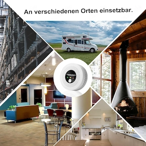 Methan-Detektor 10 Sekunden Alarm bei Erdgas Propan Leckagen Natural Gas Detector Erdgas Detektor