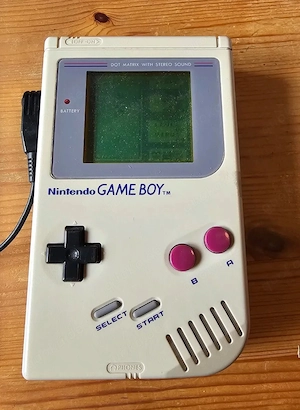 Original Nintendo Game Boy Classic Set (DMG-01) + 3 Spiele & Netzteil