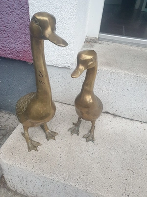 Deko Enten aus Messing