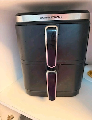 GourmetMaxx Heißluftfritteuse ZHAF-960A mit 2 Körben   40  