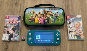 nintendo switch lite blau 