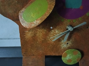 Uhr in Form eines Elefanten von Oxidos