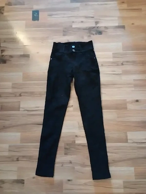Damenhose skinny schwarz 32 XXS 