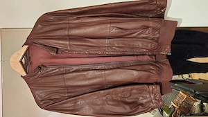 Braune Herren Lederjacke Grösse 52