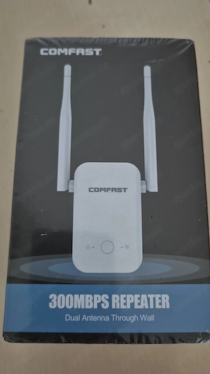 COMFAST WLAN-Verstärker 300 Mbit s WLAN Repeater mit 2 Antennen & WPS-Taste